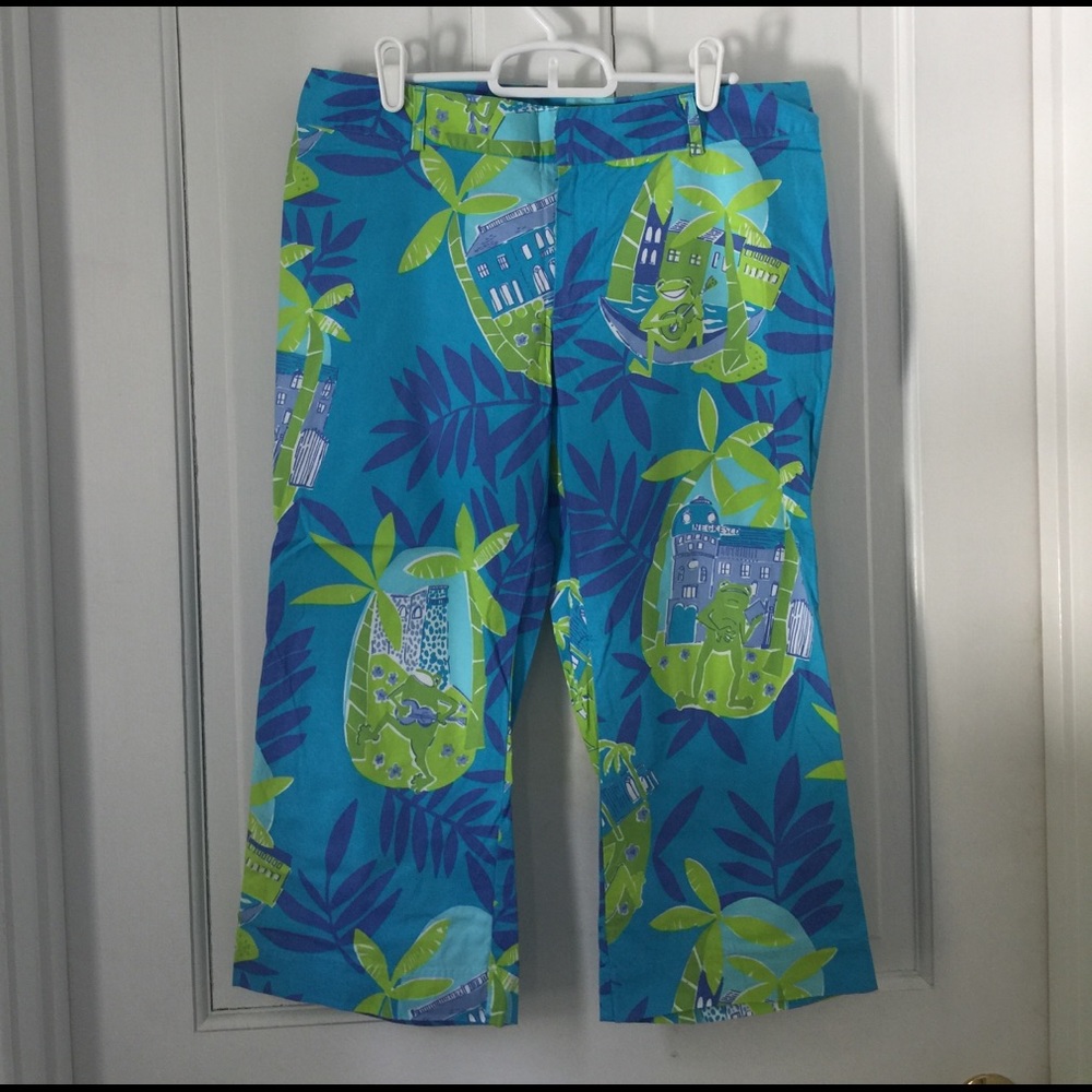 Lilly Pulitzer Froggy Goes A-Courtin' Capris