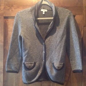 Blazer/Jacket-wool& cashmere mini cardigan