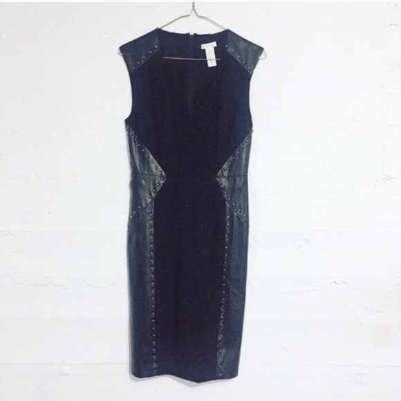 Cache Dresses & Skirts - Black studded sexy little black dress