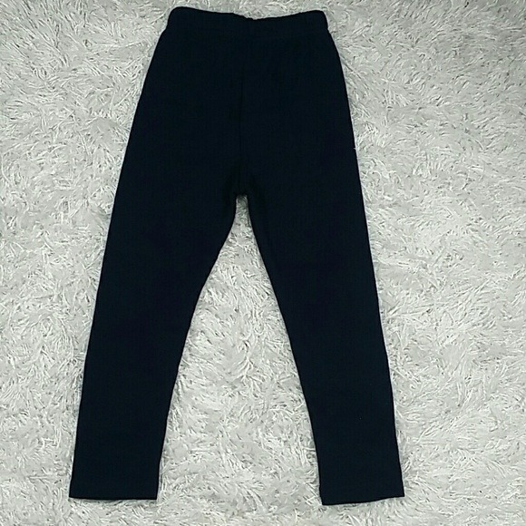 Navy Bunny Patch Legging. Kids - Picture 5 of 5