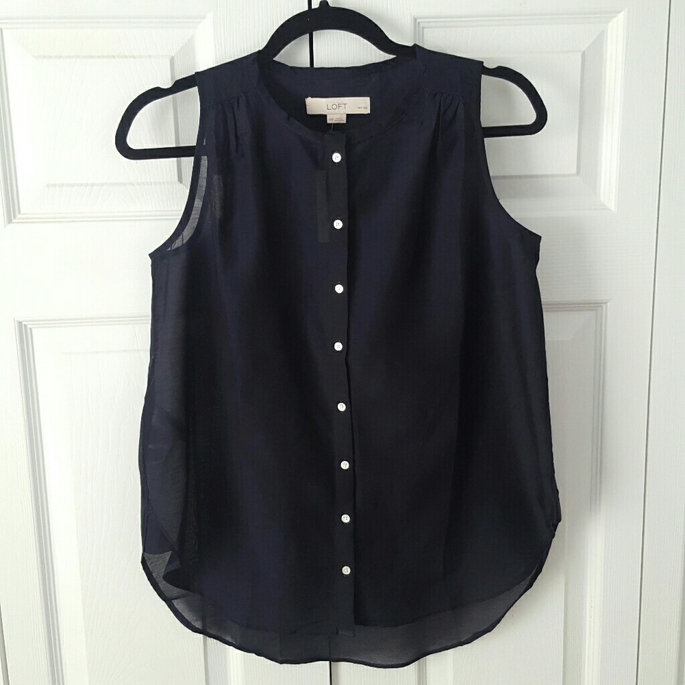 Loft | Silk Blend Top