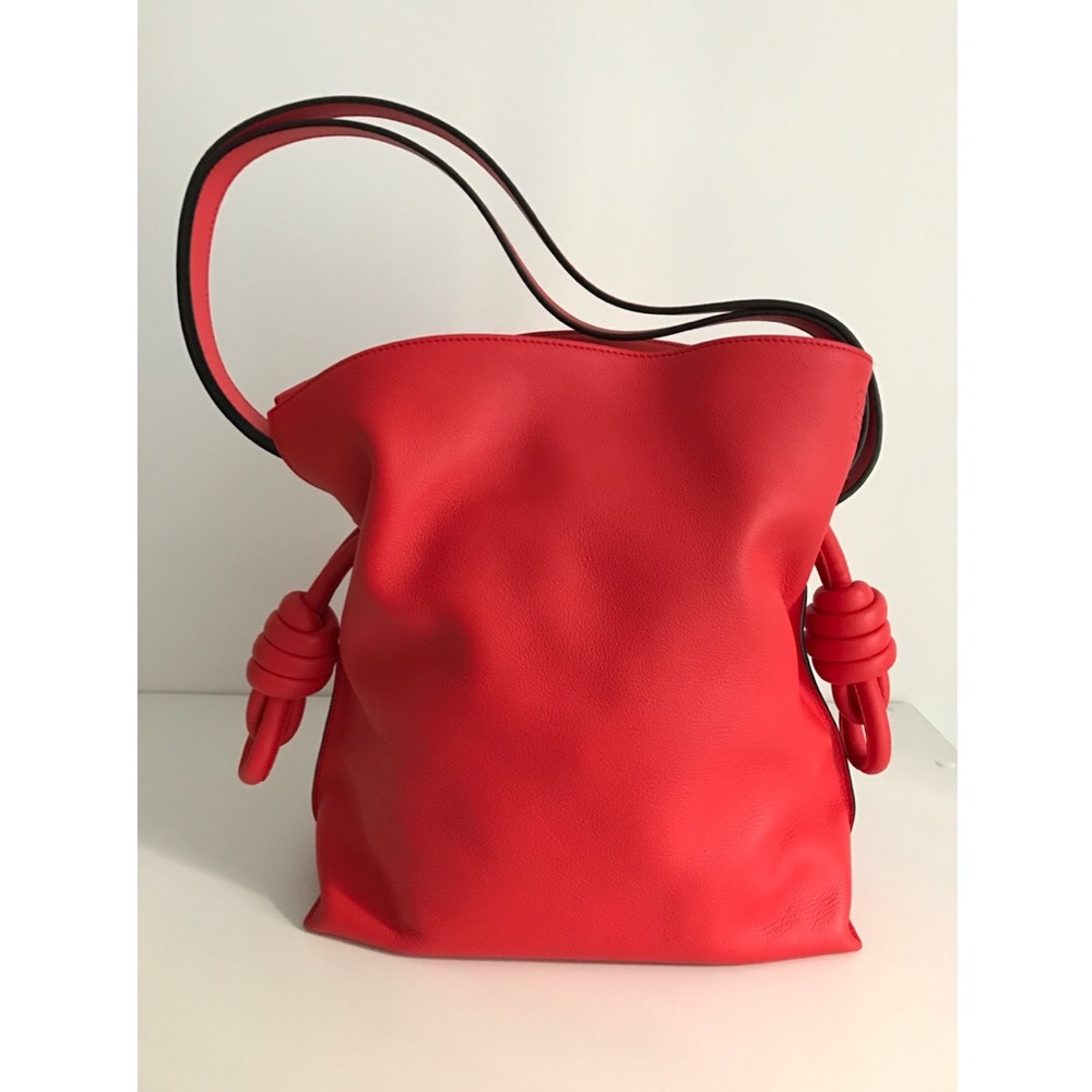 NWT Loewe Flamenco Knot bag in Primary Red - Picture 1 of 4