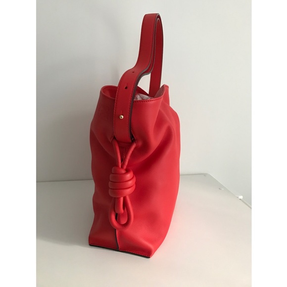 NWT Loewe Flamenco Knot bag in Primary Red - Picture 2 of 4