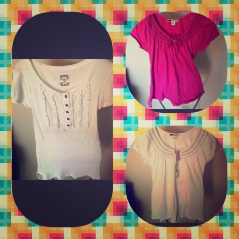 3 cute tops bundle