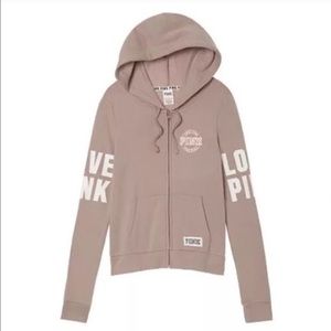 PINK zip up in lavender rain