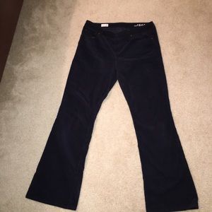 Navy boot cut cords
