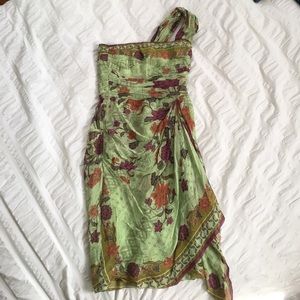 Nicole Miller One Shoulder Dress