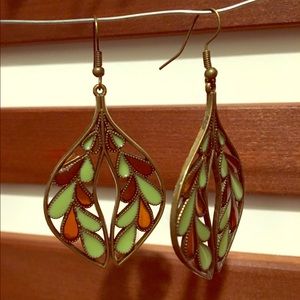 Stained glass earrings