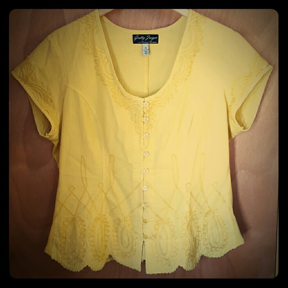 Sunny Fun Embroidered Summer Top