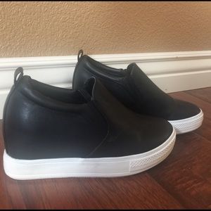 wanted hidden wedge sneakers