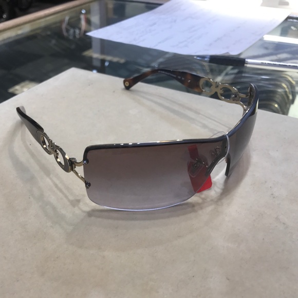 Coach Gold tortoise Sun Glasses