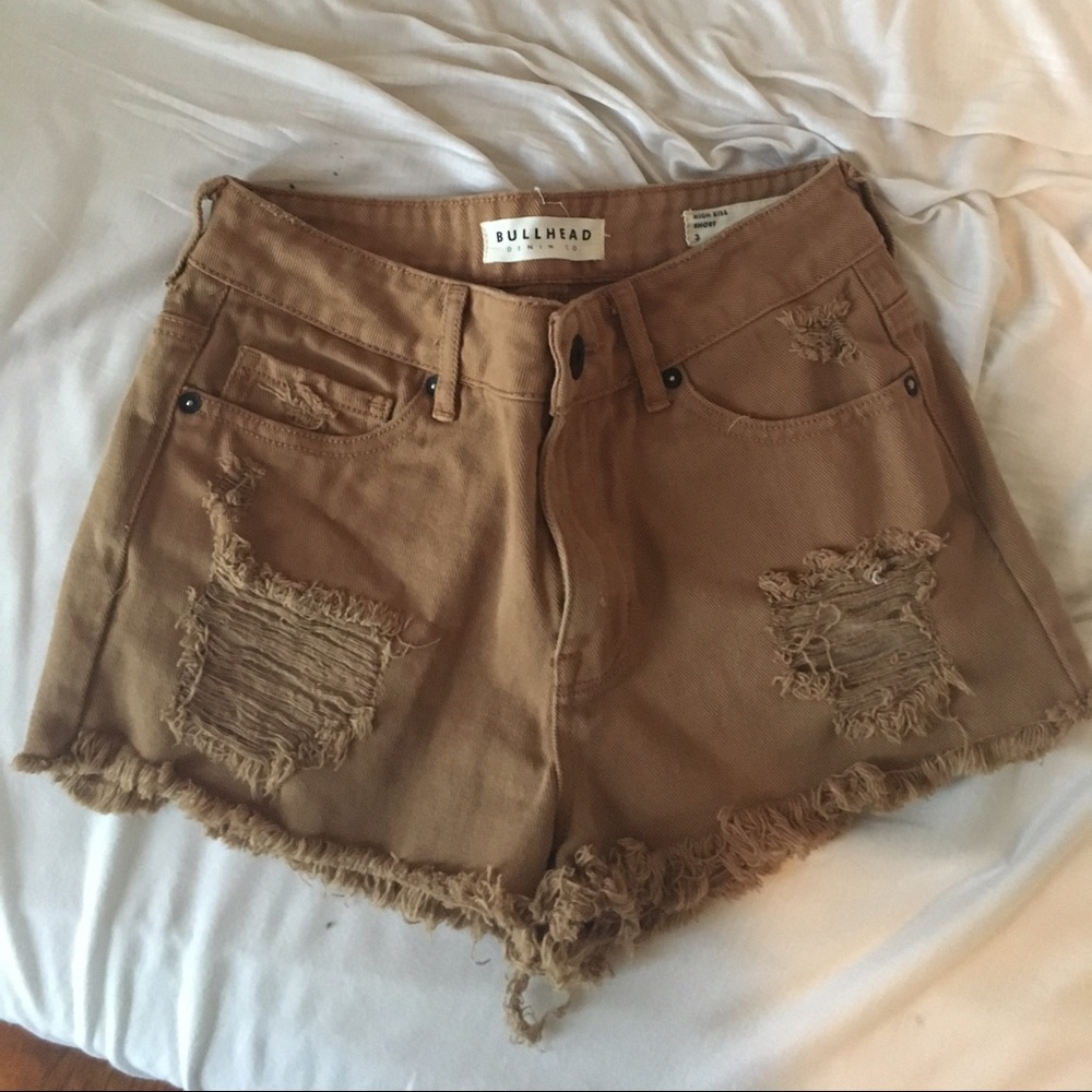 Tan PAC sun shorts