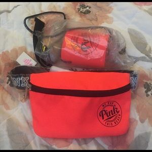 Victoria's Secret pouch and drink holder