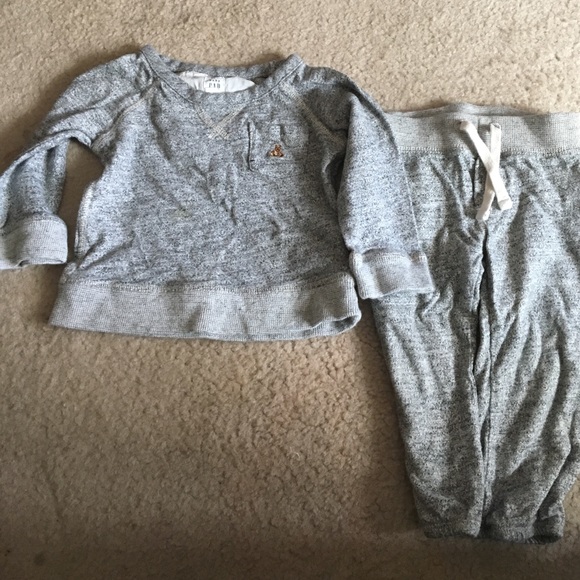 NWT babyGap Girls Marled Gray Sweatshirt Dress Size 6-12 M /& 18-24 M