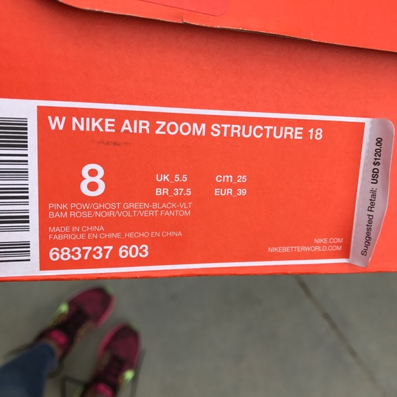 LAST PAIR! NWB 👣 NIKE ZOOM STRUCTURE WOMEN SZ 10 - Picture 6 of 7