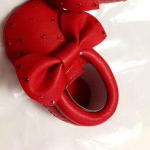 Red Baby Moccasins