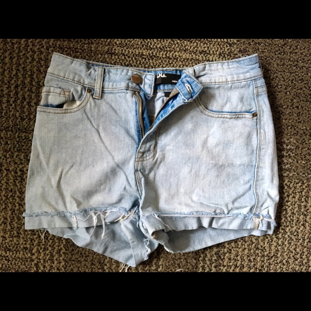 BDG High Waisted Denim Shorts