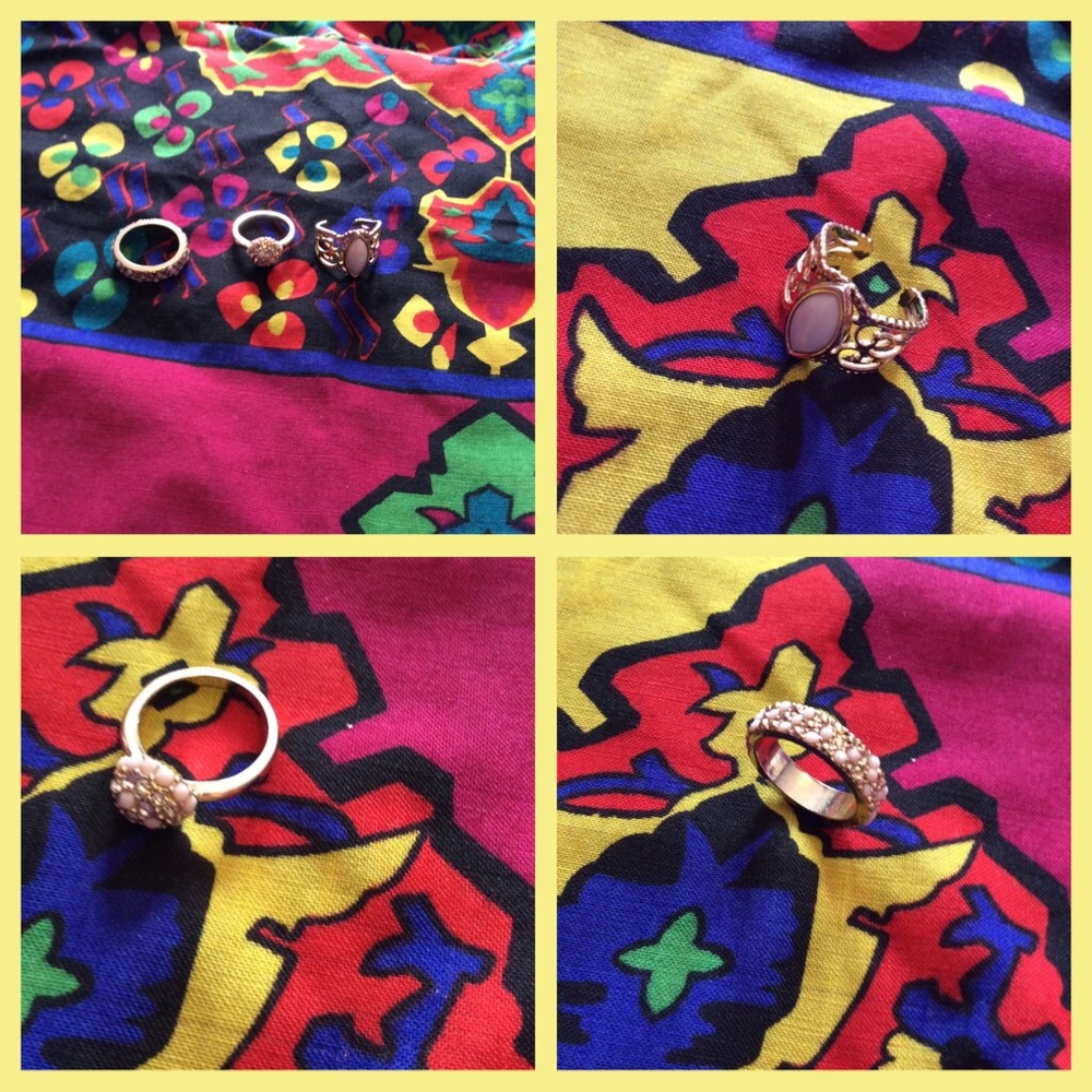 3 ring bundle, various sizes NWOT