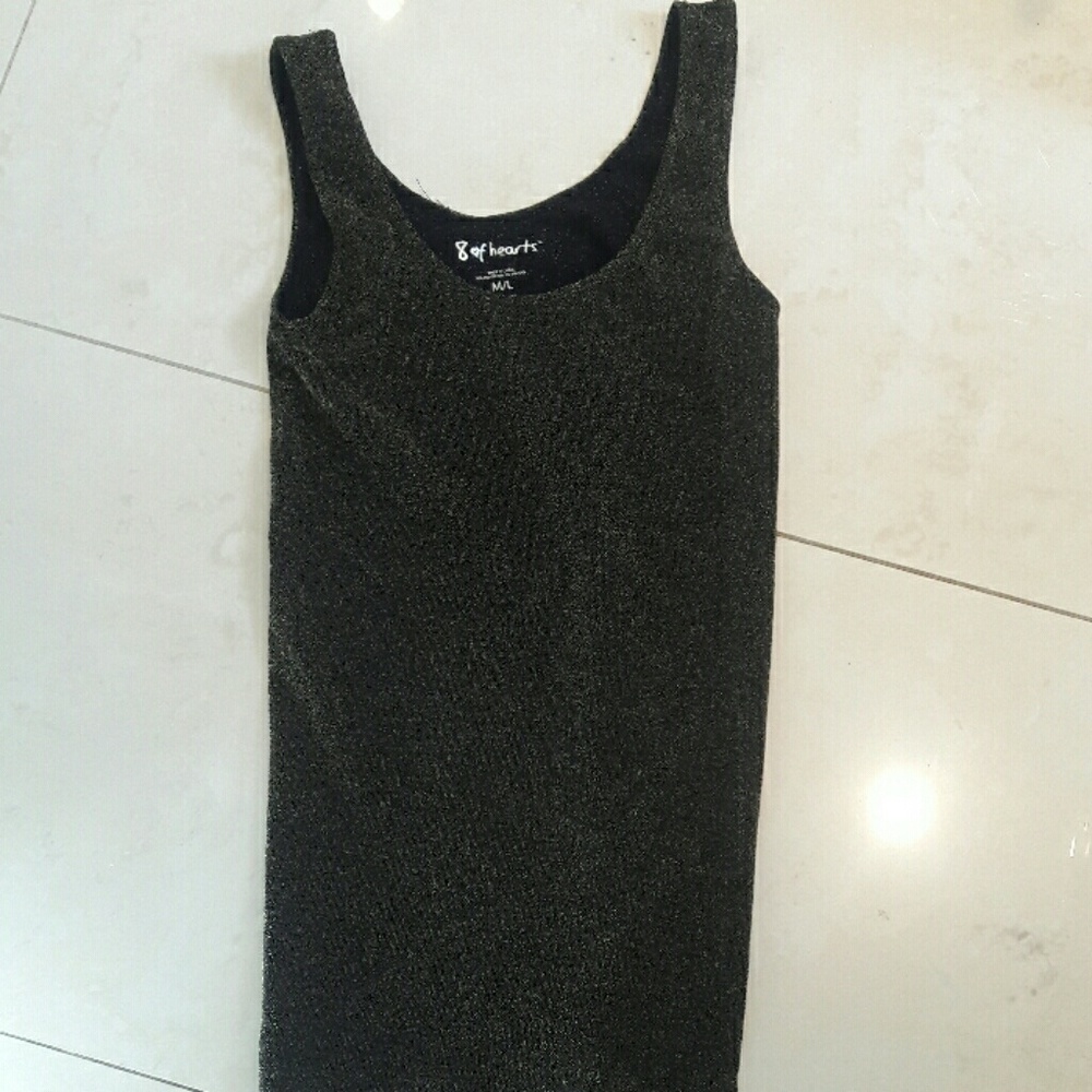 Black and gold tank