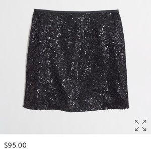 Jcrew Sequin Mini Skirt