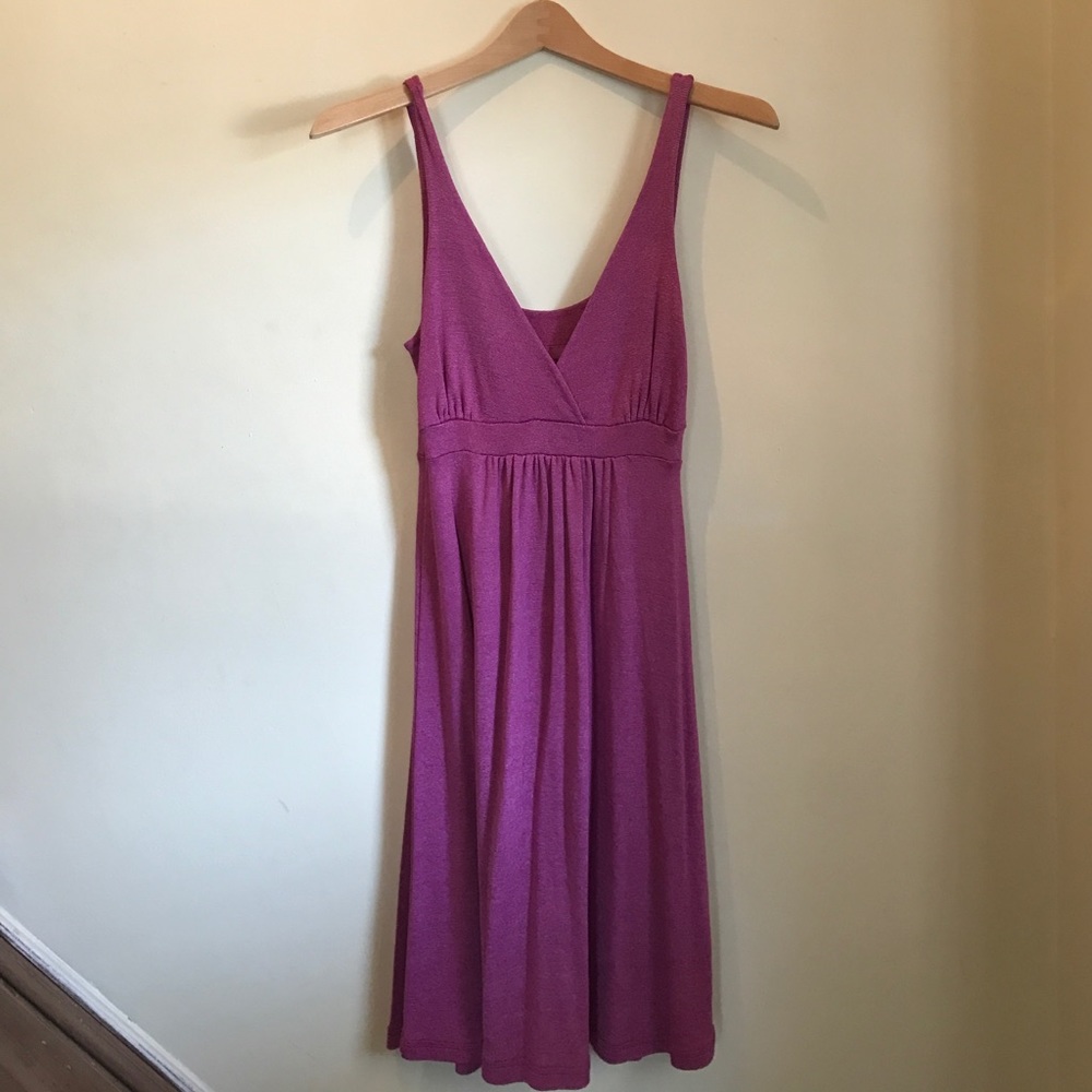 Michael Stars pink and silver knit dress.