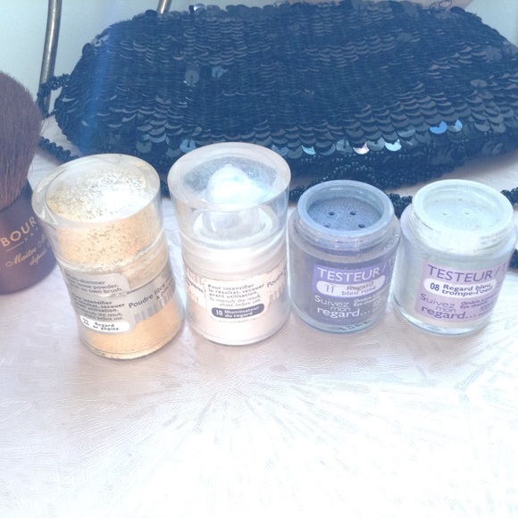 Rare French makeup bourjois eye shadows & brush - Picture 2 of 2