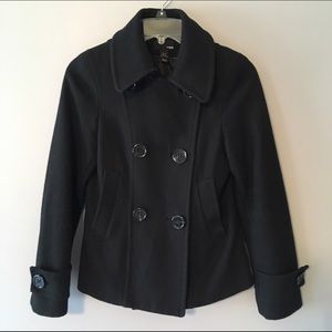 H&M Black Pea Coat