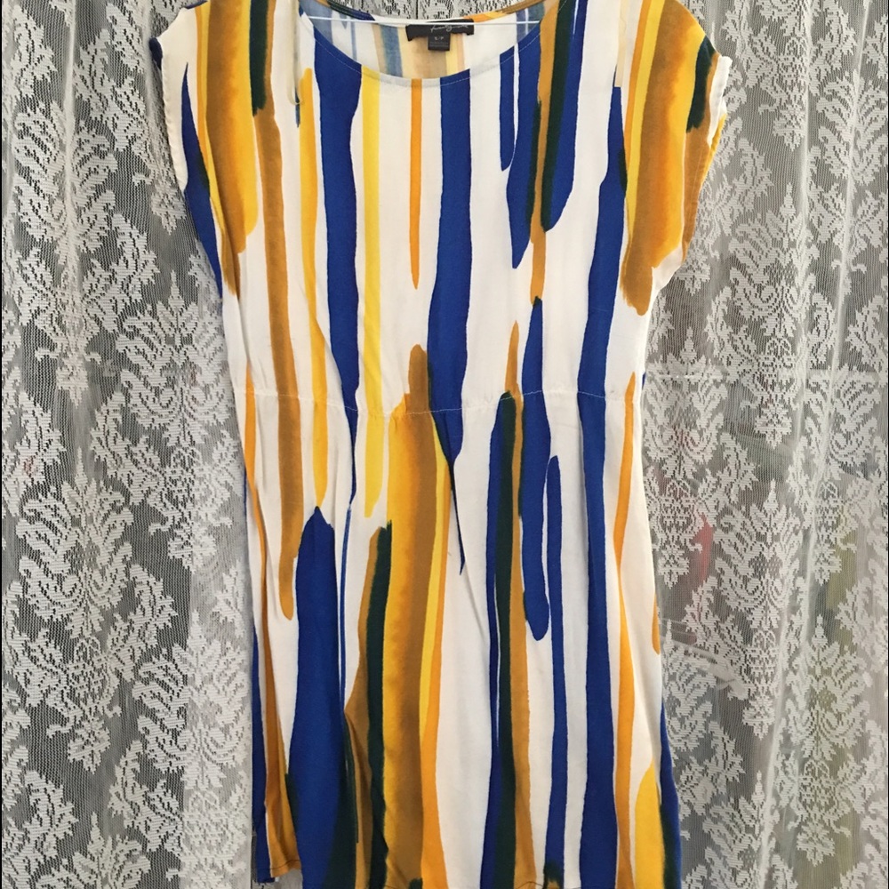 Multi-color shift dress