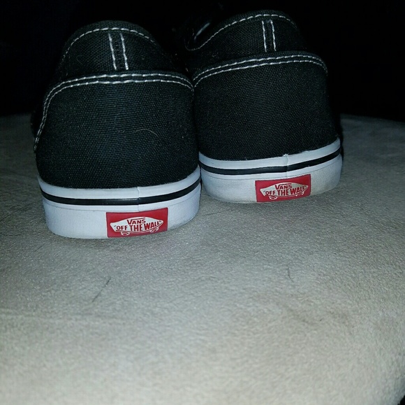 Women's Black Vans size 8 - Picture 4 of 4