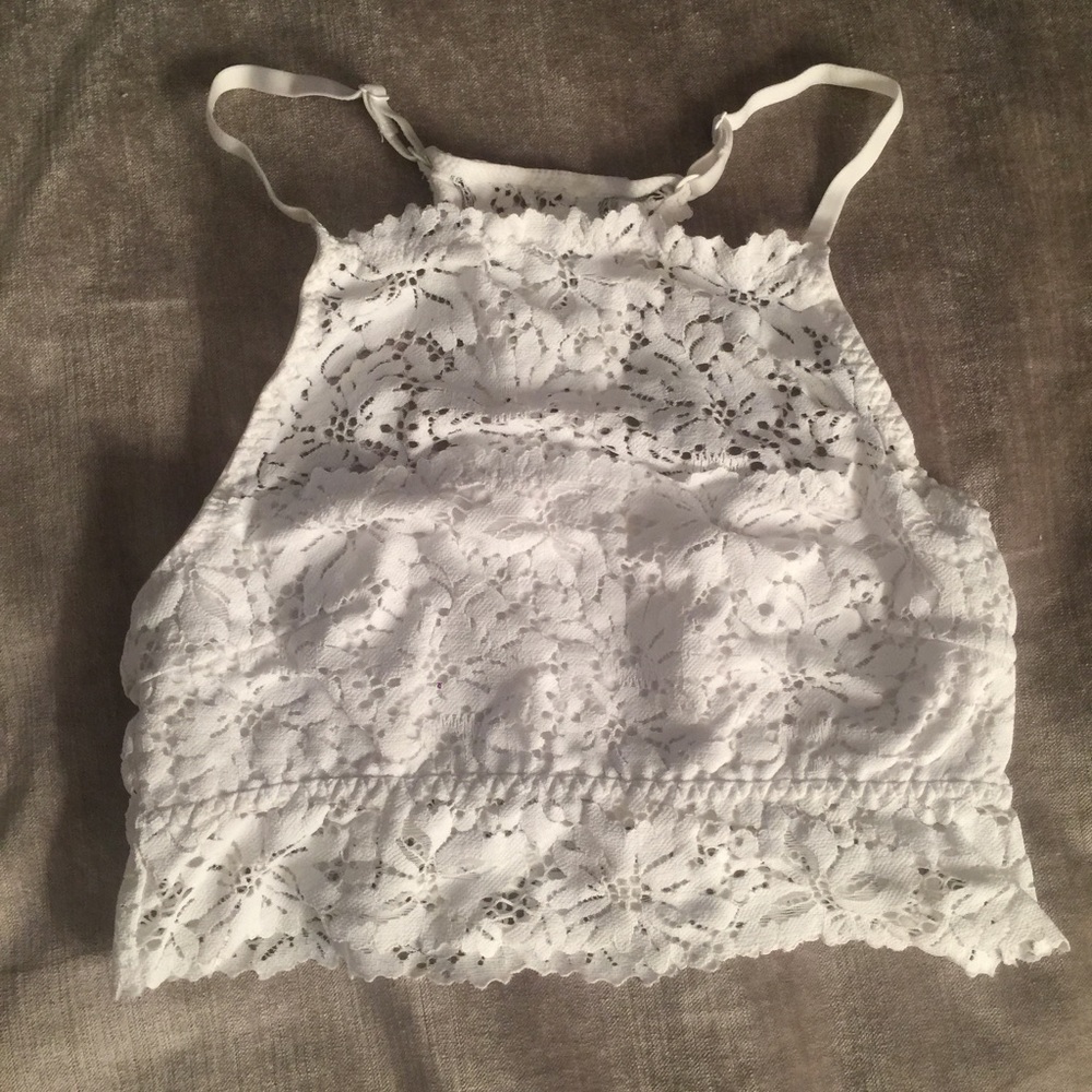 Aerie white lace bralette!