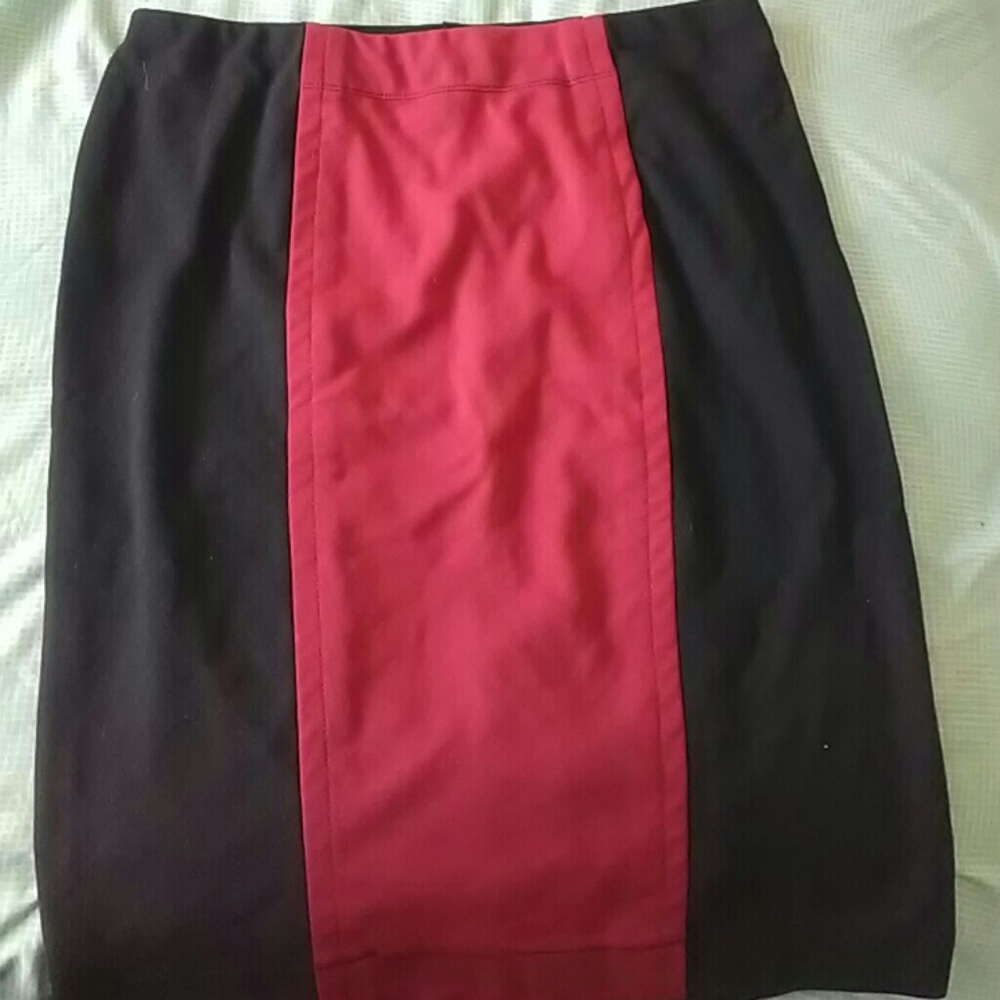 Red n black skirt