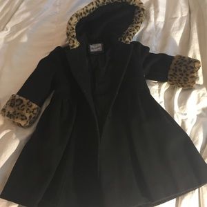 Little girls 100% wool dress coat
