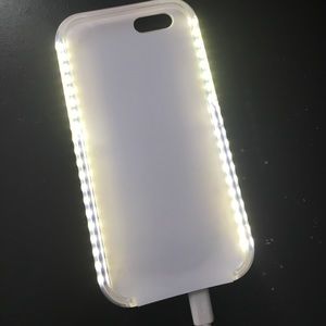 FINAL OFFER NWOT light up phone case for iPhone 6S