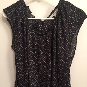 Printed short sleeves top