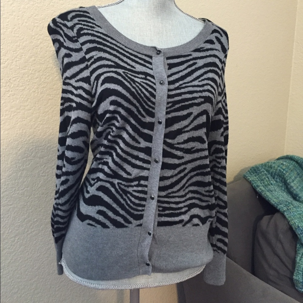 Animal Print Cardigan