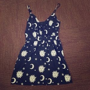 Dark Blue Sun Dress