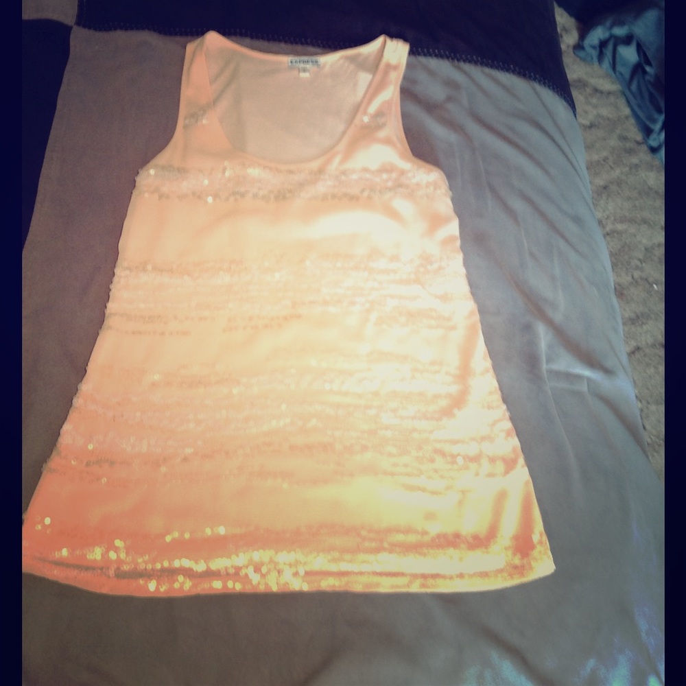 Peach loose Tank top!