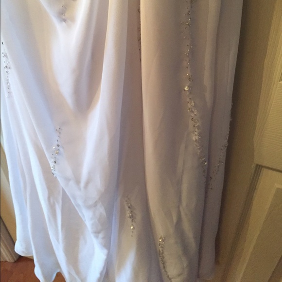 White Prom Dress - Picture 3 of 4