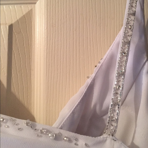 White Prom Dress - Picture 4 of 4