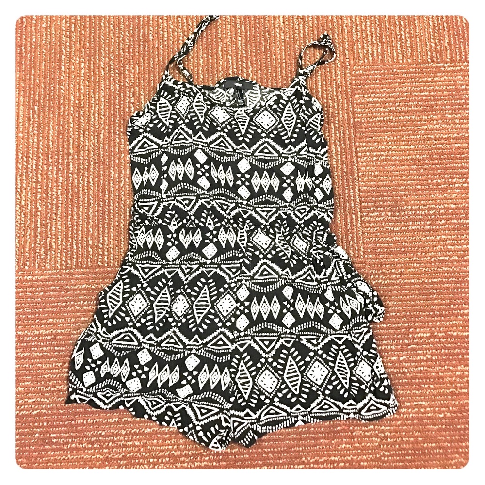 Black and White Romper