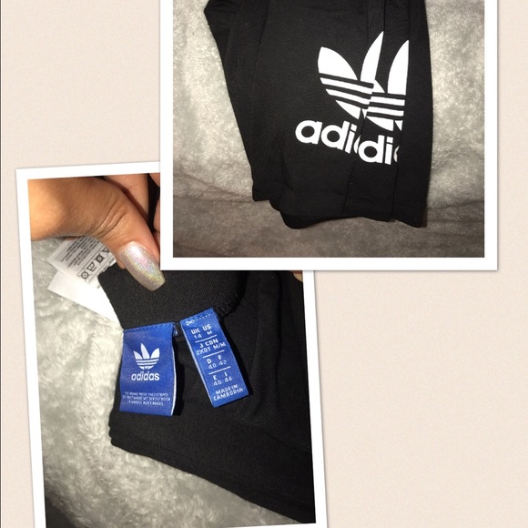 {{{ŠÔLĐ}} Adidas black tights NWOT - Picture 4 of 4