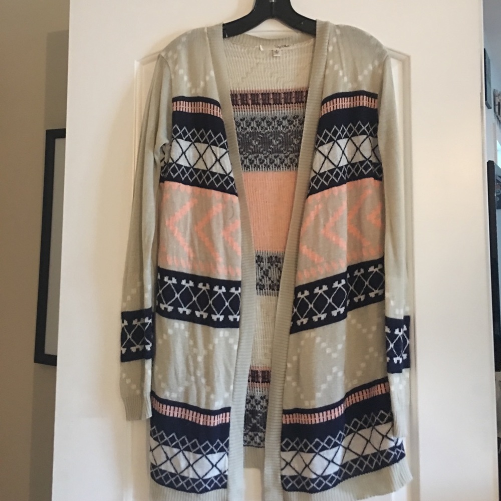 **SALE**Say What? Long Cardigan. Size Small.