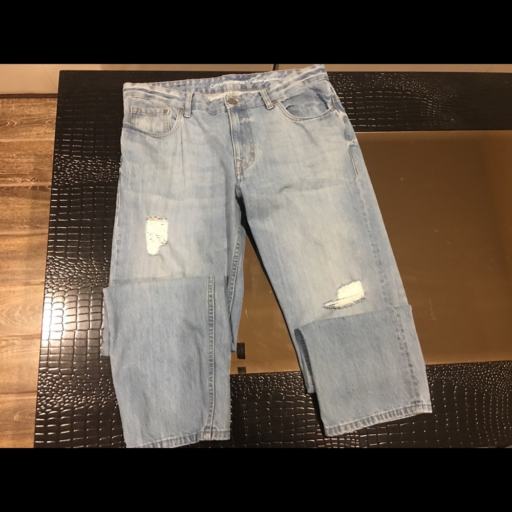 Calvin Klein slim straight jeans