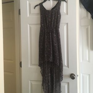 High low floral dress