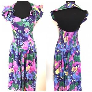 Vintage Dresses - Adorable Vintage Floral Halter Sun dress Vintage Dresses - Adorable Vintage Floral Halter Sun dress