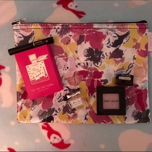 Cosmetics Samples + Bag