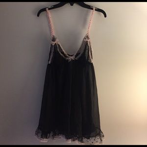 Pink and Black Victoria Secret Nighty