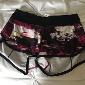 Lulu lemon "speed" shorts