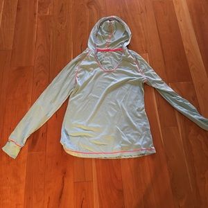 Light Workout Top with Hood