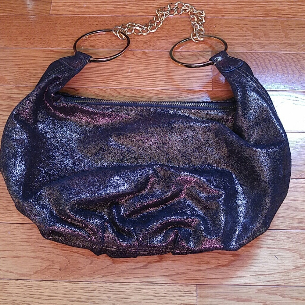 Leather evening bag. Excellent condition. U